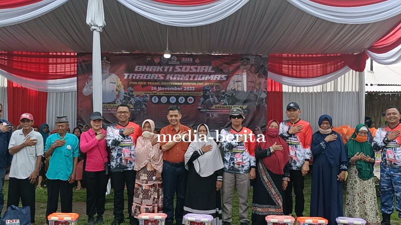 Dandim Tegal Ikuti Trabas Kamtibmas Polres Tegal Bersama Kapolda Jawa Tengah 