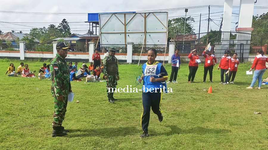 Cetak Generasi Muda Berkarakter, Koramil Arso Kawal Ketat Seleksi Paskibraka