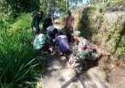 Satgas TMMD Kodim 0704 Banjarnegara Bersama Warga Pasang Pipanisasi Perkuat Akses Air Bersih Hingga Kalibening