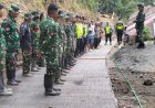 Apel Pagi Jadi Penyemangat Satgas TMMD Danramil Susukan Teguhkan Komitmen Membangun Desa
