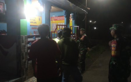 Patroli Malam Cegah Gangguan Kamtibmas