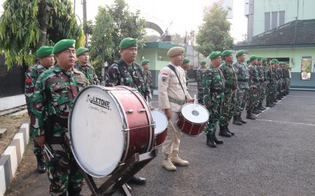 Kasdim 0704 Banjarnegara Pimpin Upacara Bendera Tekankan Disiplin dan Profesionalisme Prajurit