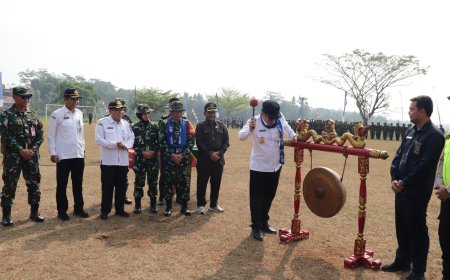 Dentang Gong Buka Harapan Baru TMMD Reguler ke-129 Resmi Dimulai di Gumelem Kulon