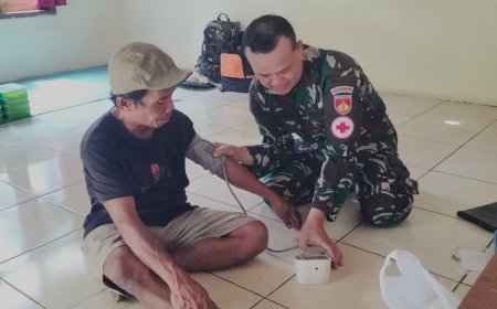 TMMD Hadirkan Layanan Kesehatan untuk Warga