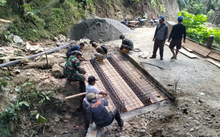 Rangka Besi Kokoh untuk TMMD Reg 129