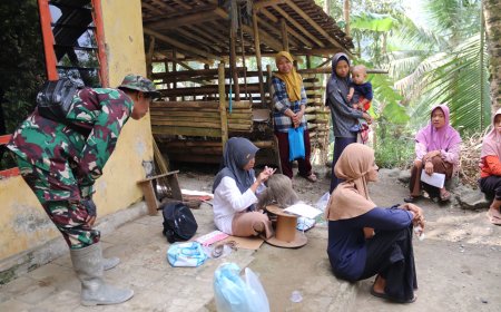 Obrolan Serka Munasibun dan Pembuat Wig TMMD Hadir Dekat dengan Kehidupan Warga