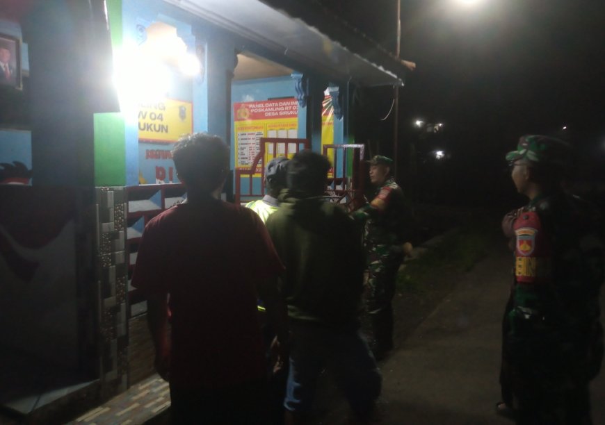 Patroli Malam Cegah Gangguan Kamtibmas