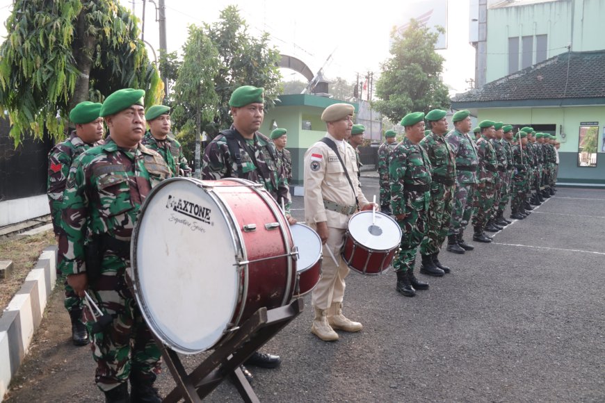 Kasdim 0704 Banjarnegara Pimpin Upacara Bendera Tekankan Disiplin dan Profesionalisme Prajurit