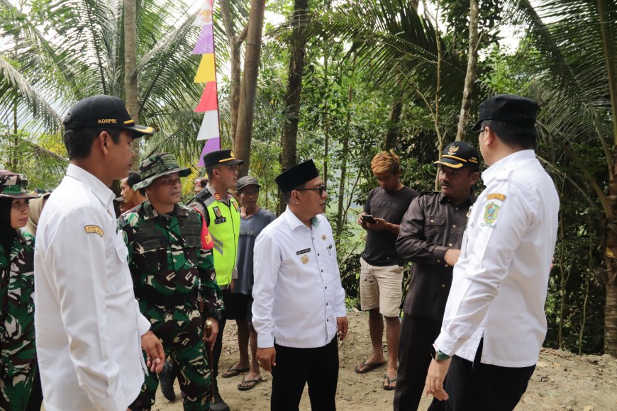 Menapaki Harapan dari Dusun Kunir Dandim dan Forkopimda Tinjau Lokasi TMMD Reguler ke-129