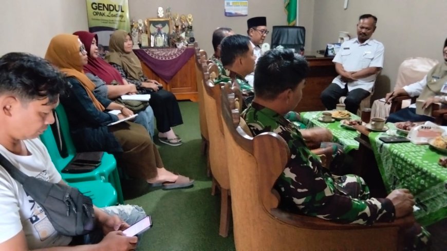 Matangkan Persiapan Kunjungan Tim Wasev TMMD Kasdim 0704/Banjarnegara Gelar Rapat Bersama Forkopimcam Susukan