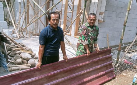Seng Atap Datang Harapan Baru Mulai Menyelimuti Rumah Pak Turdiyanto
