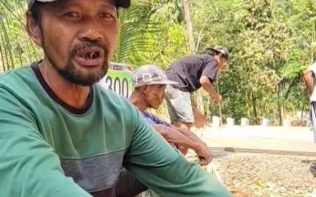 Lima Puluh Tahun Menunggu Pak Wondo Saksikan Jalan Impiannya Terwujud Lewat TMMD
