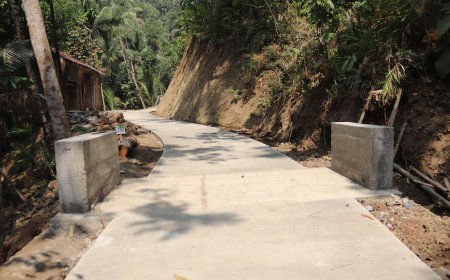 Tinggal Pengacian Brug TMMD Gumelem Kulon Siap Jadi Penghubung Harapan Warga