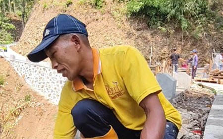 Sudah Alus Gara-Gara TNI Pak Har Rasakan Perubahan Jalan Gumelem Kulon