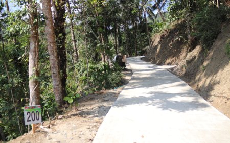 Rabat Beton 737 Meter Rampung 100 Persen Wajah Baru Jalan Dusun Kunir
