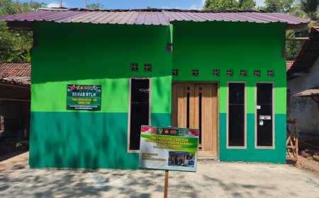 Lima Rumah Tak Layak Huni Rampung 100 Persen