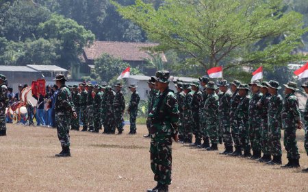 Dandim Tinjau Gladi Penutupan TMMD ke-129, Pastikan Upacara Berjalan Khidmat