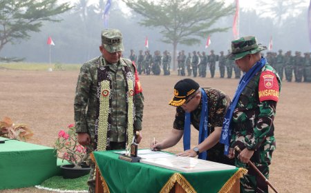 Danrem 071 Saksikan Penandatanganan Naskah TMMD ke-129 Simbol Sinergi TNI dan Pemkab Banjarnegara