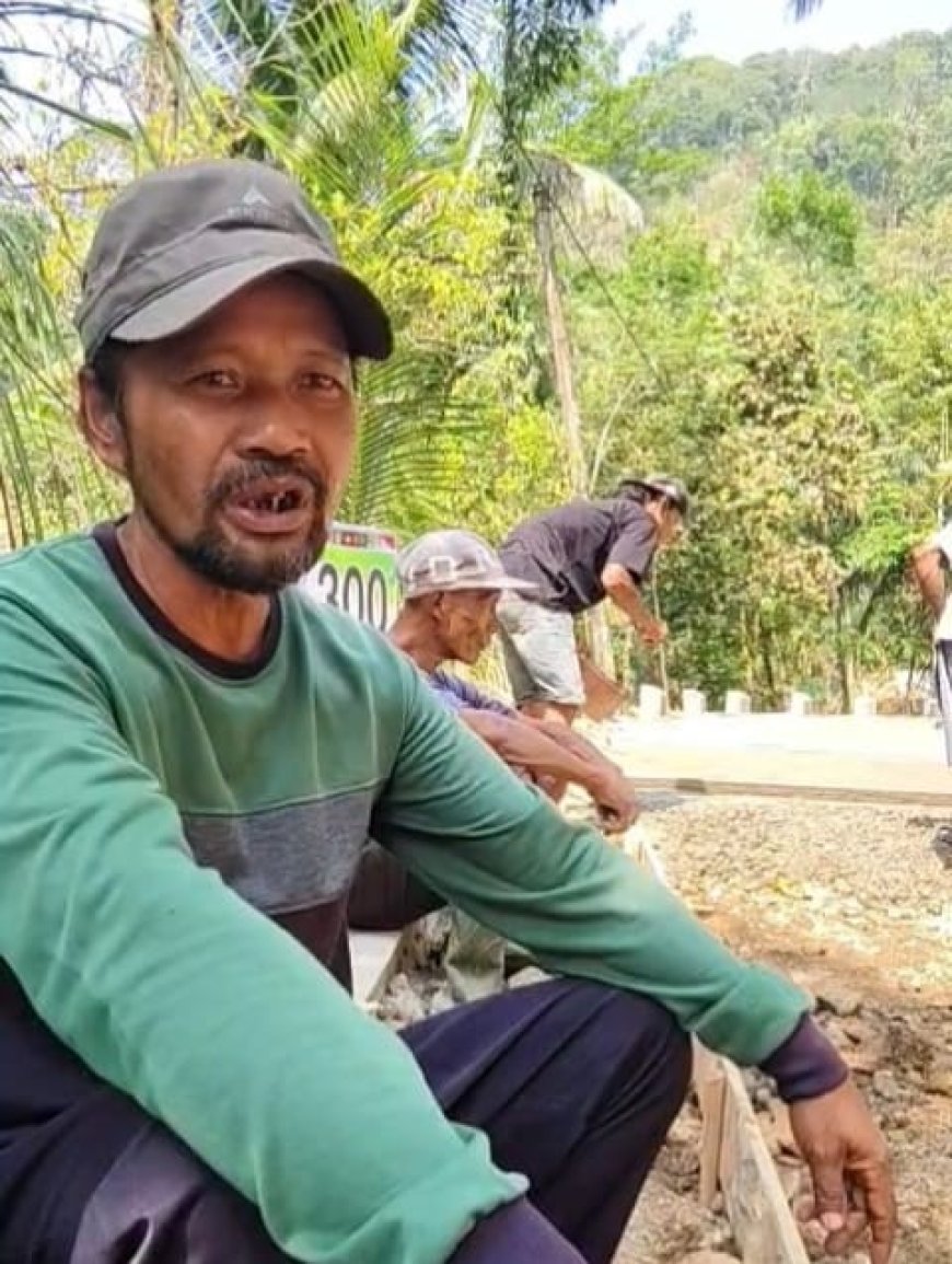 Lima Puluh Tahun Menunggu Pak Wondo Saksikan Jalan Impiannya Terwujud Lewat TMMD