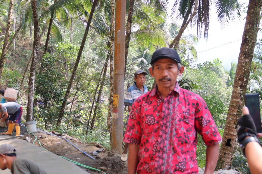 Pak Waryo Bersyukur TMMD Wujudkan Harapan Lama Warga Gumelem Kulon