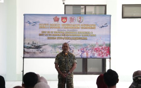 HUT TNI ke-81 Kodim Banjarnegara Bagikan Sembako untuk Warga
