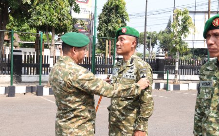 Dandim Banjarnegara Pimpin Kop Raport Kenaikan Pangkat Bintara dan Tamtama